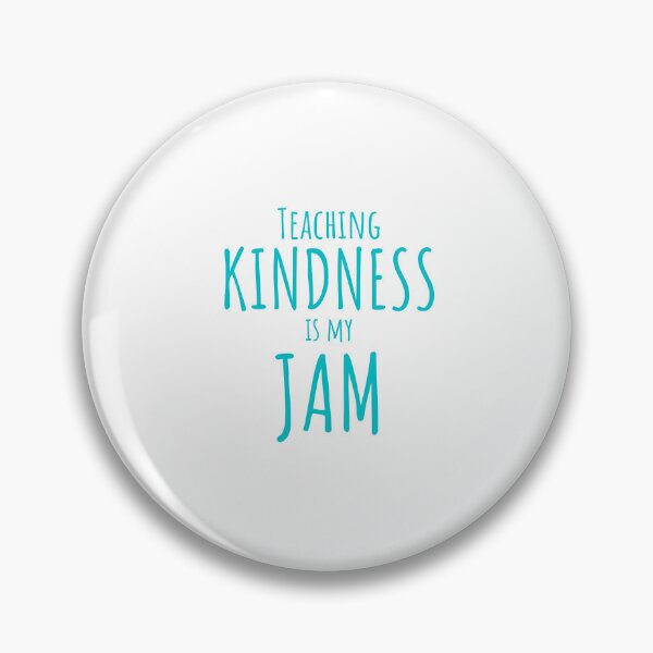 Item preview, Teaching Kindness is My Jam Teacher teal T-shirt designed and sold by Nerdygirlteez.