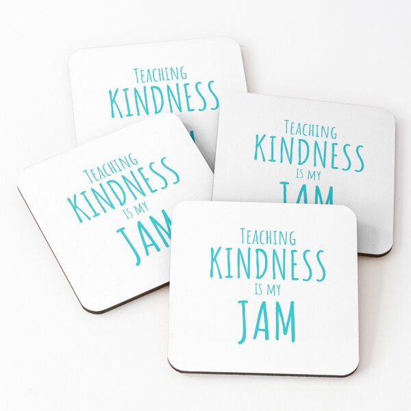 Item preview, Teaching Kindness is My Jam Teacher teal T-shirt designed and sold by Nerdygirlteez.