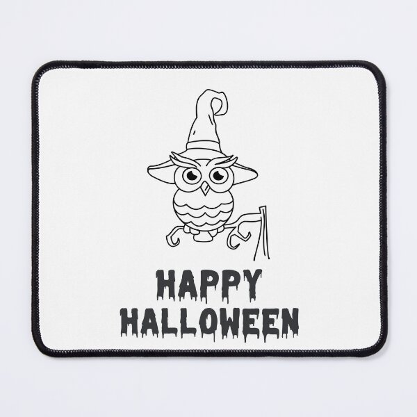 Item preview, Happy Halloween Simple Lined Witch Owl Design designed and sold by WBP Mart.