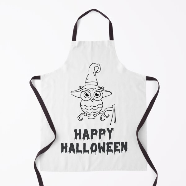 Item preview, Happy Halloween Simple Lined Witch Owl Design designed and sold by WBP Mart.