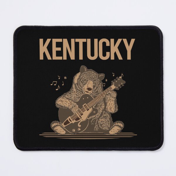 Item preview, Bear With Guitar Kentucky designed and sold by BloodMoneyTwit.