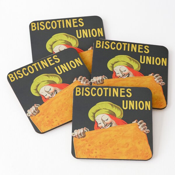 Item preview, BISCOTINES UNION French Biscuits Advertisement Poster 1906 by Leonetto Cappiello designed and sold by retroposters.
