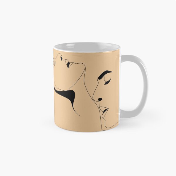 Item preview, Couple line illustration. Love print. Minimalist people. 2 faces. Man amd woman. Love vector. Symbol of love designed and sold by AllaLineArt.
