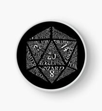 Table Top RPG D20 Clock