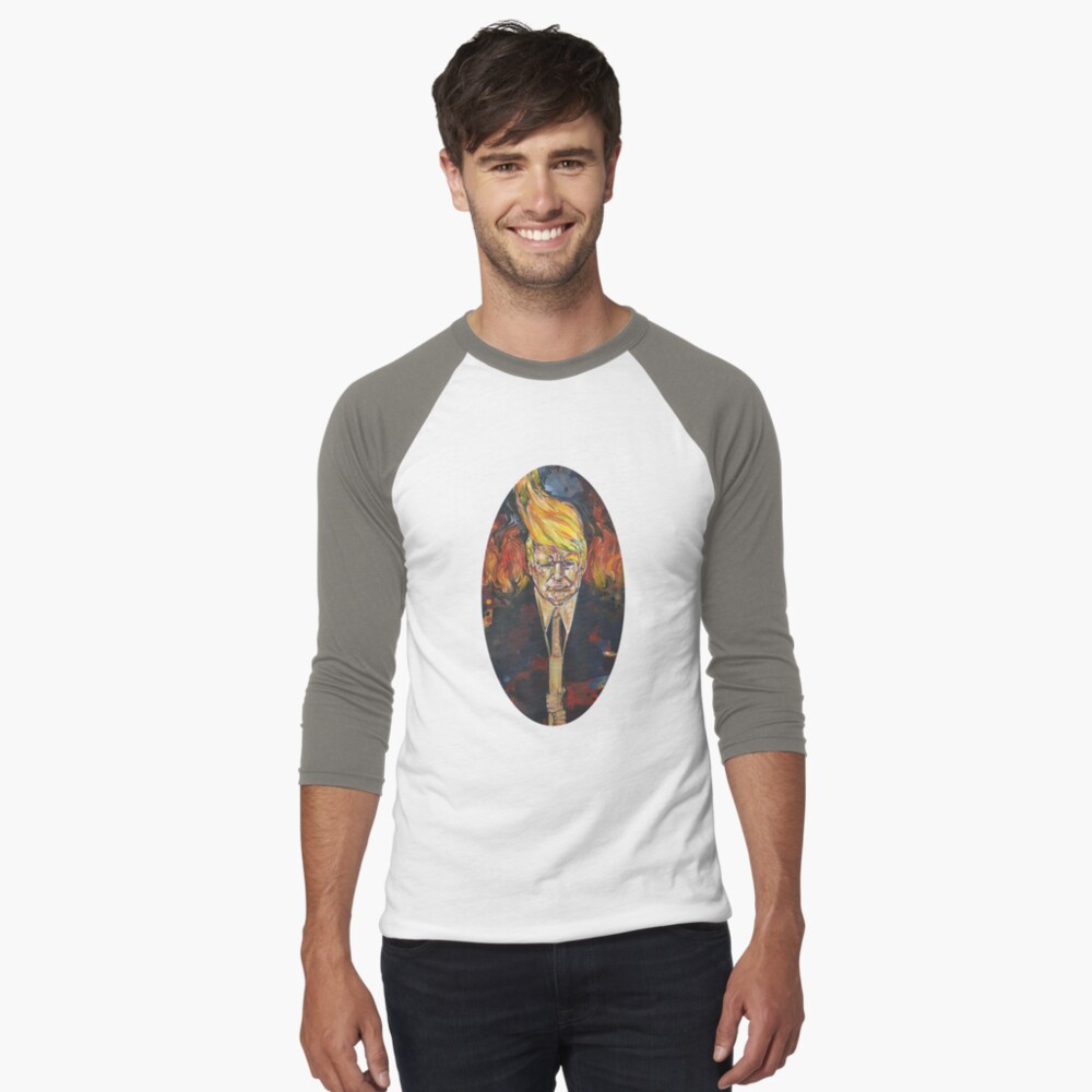 Item preview, Baseball ¾ Sleeve T-Shirt designed and sold by gwennpaints.