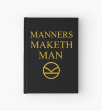 Manners Maketh Man Hardcover Journal