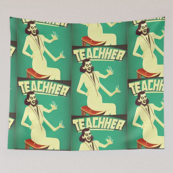 Item preview, Halloween Ghost Teacher  designed and sold by mayankg1100.