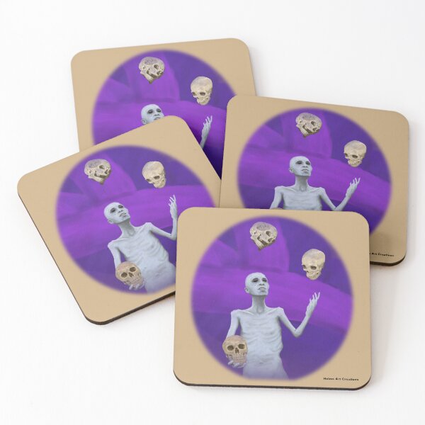 Item preview, Fantasy Creature Juggling Skulls Fantasyart designed and sold by HelmsArt.
