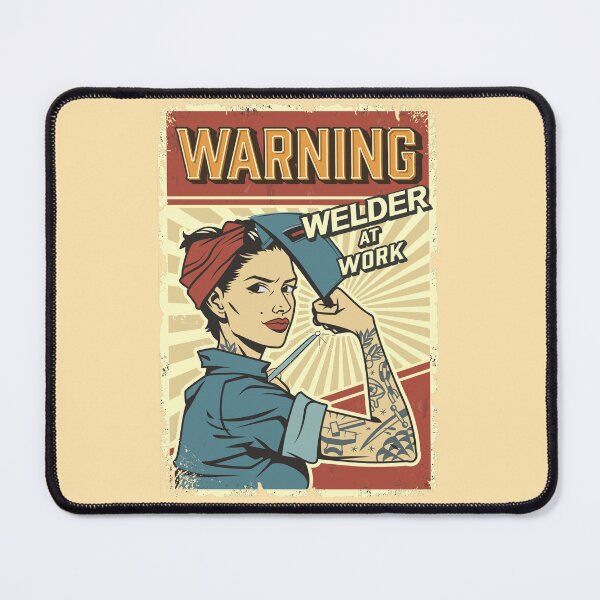 Item preview, Funny warning welder at work  designed and sold by TipTopTapo.