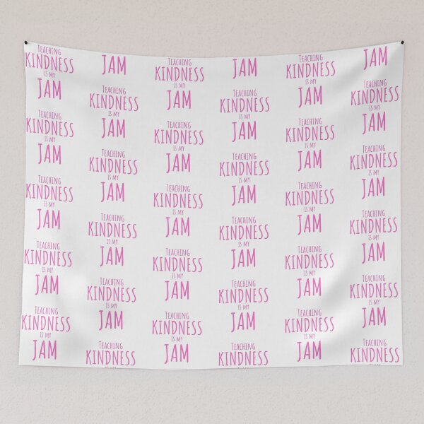 Item preview, Teaching Kindness is My Jam Teacher Pink T-shirt designed and sold by Nerdygirlteez.