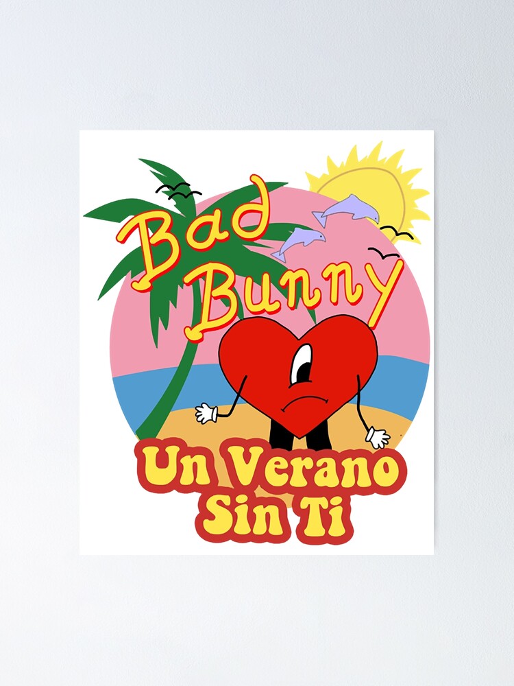 BAD BUNNY un Verano Sin Ti Album Cover Poster 