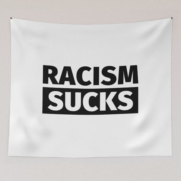 Item preview, Racism Sucks - Anti Nazi - Anti Racism designed and sold by fabianb.