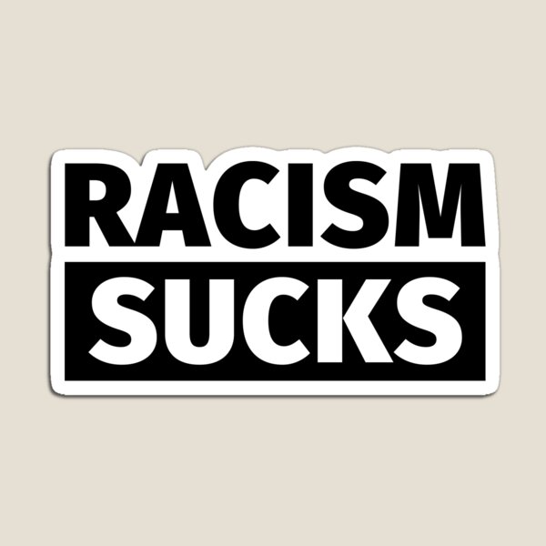 Vista previa del artículo con la obra «El racismo chupa - nazi anti - racismo anti», diseñado y vendido por fabianb.