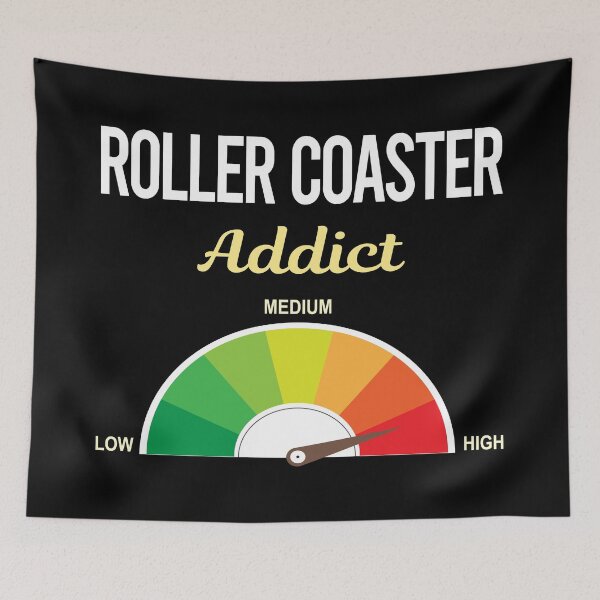 Item preview, Addict Roller Coaster Coasters Rollercoaster designed and sold by PriscillaHerna.