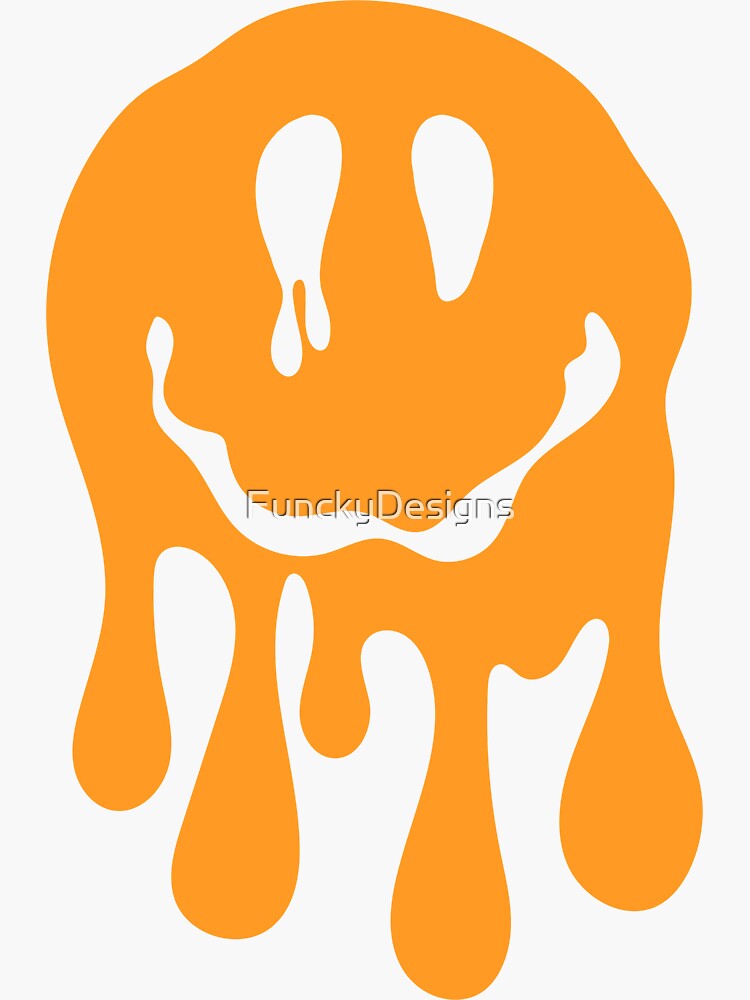 "Smiley Acid Face" Sticker for Sale by FunckyDesigns Redbubble