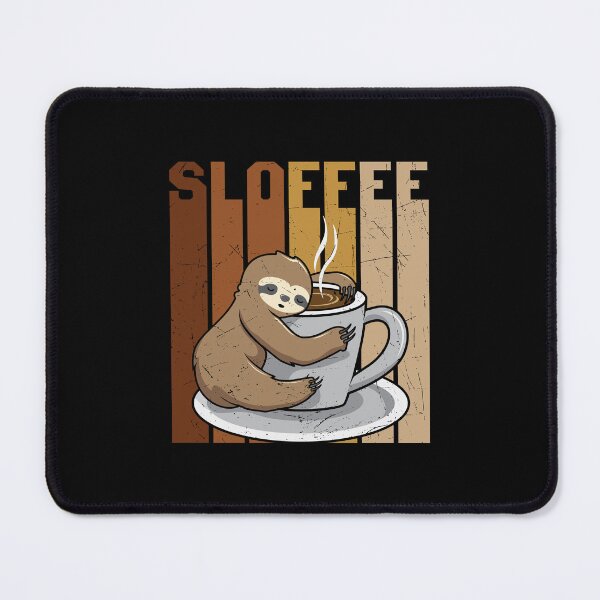 Item preview, SLOFFEE, Sloth With Coffee, Espresso, Vintage, Morning Grumpy designed and sold by Shirtflyer.