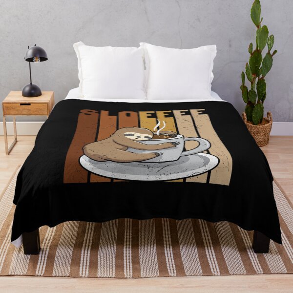 Item preview, SLOFFEE, Sloth With Coffee, Espresso, Vintage, Morning Grumpy designed and sold by Shirtflyer.