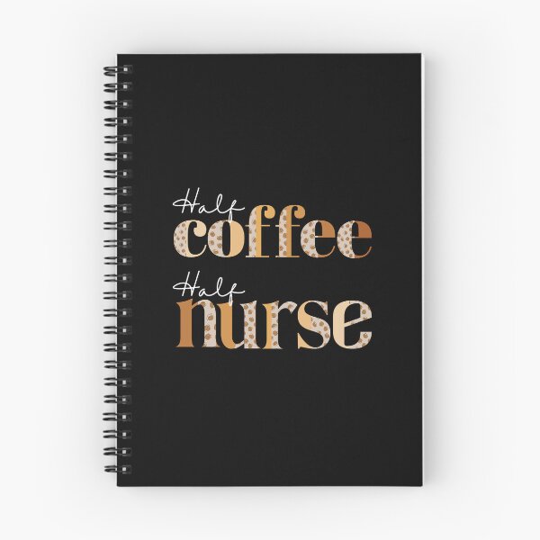 Item preview, Half Coffee Half Nurse designed and sold by ImaginedCo.