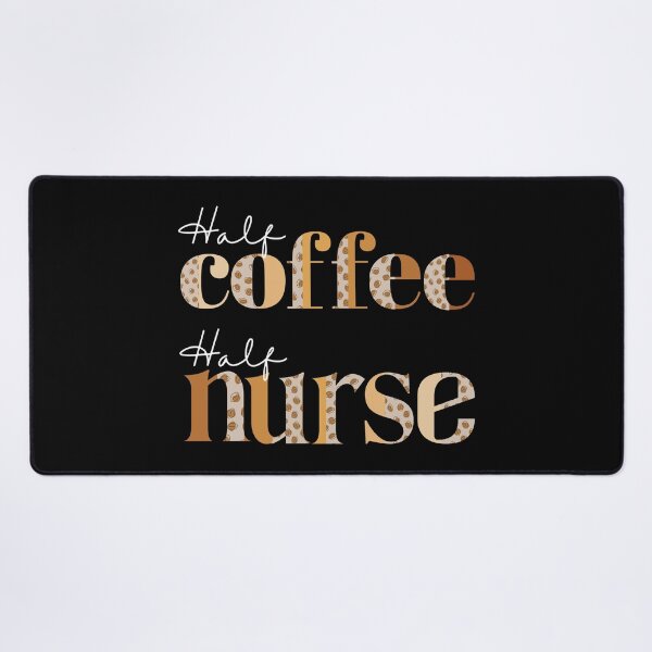 Item preview, Half Coffee Half Nurse designed and sold by ImaginedCo.