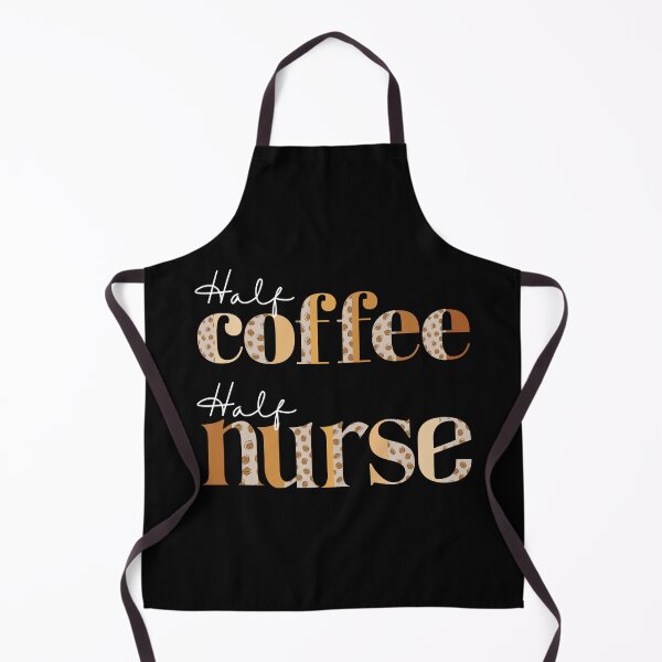 Item preview, Half Coffee Half Nurse designed and sold by ImaginedCo.