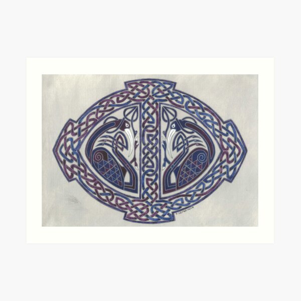 two Ibis's Art Print