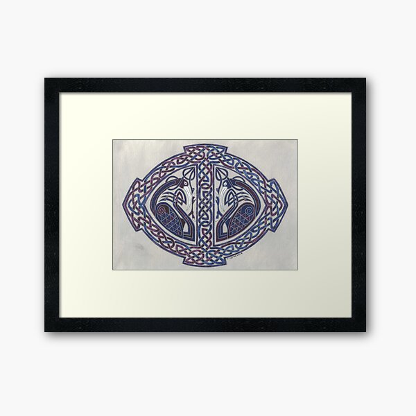 two Ibis's Framed Art Print