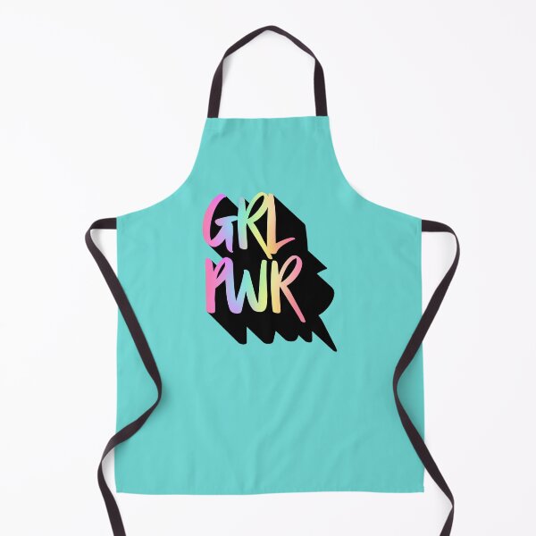 Item preview, GRL PWR Rainbow Spectrum Extruded Long Shadow Display Typography Girl Power Quote designed and sold by Cawaiico.