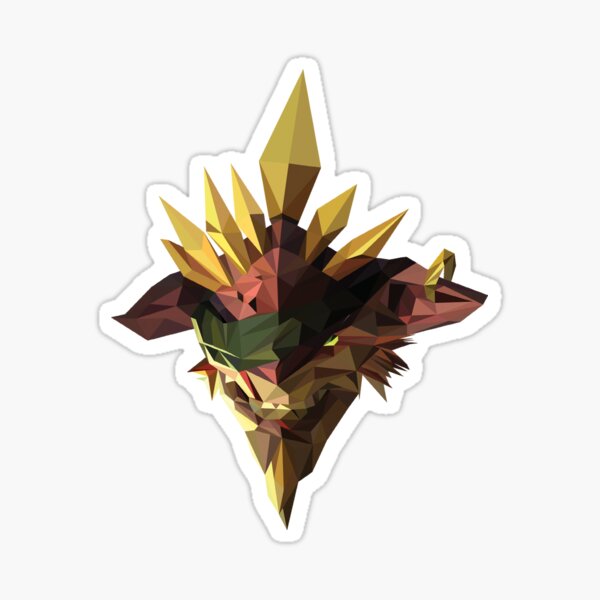 Item preview, Bristleback Low Poly Art designed and sold by giftmones.