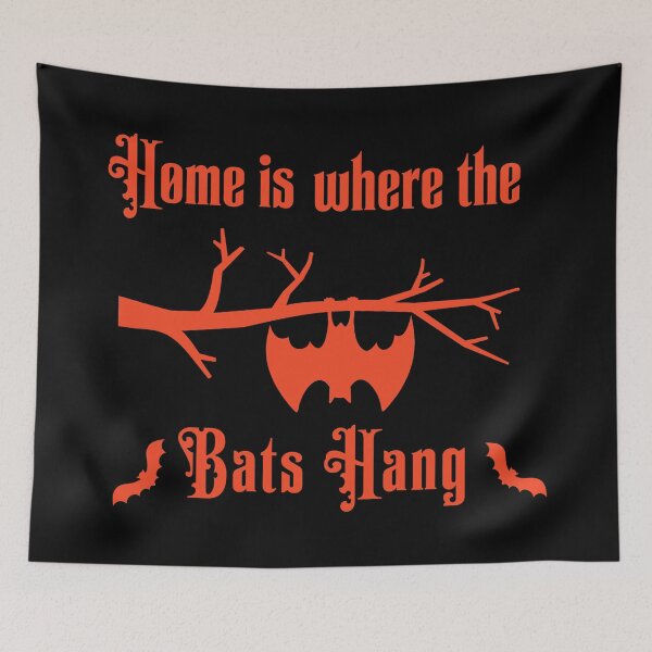 Item preview, Home is where the bats hanging designed and sold by ValentinaHramov.