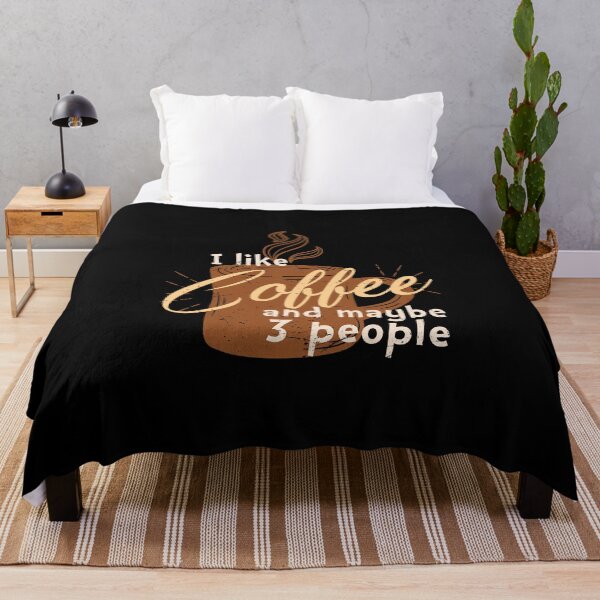 Item preview, I Like Coffee And Maybe 3 People designed and sold by Shirtflyer.