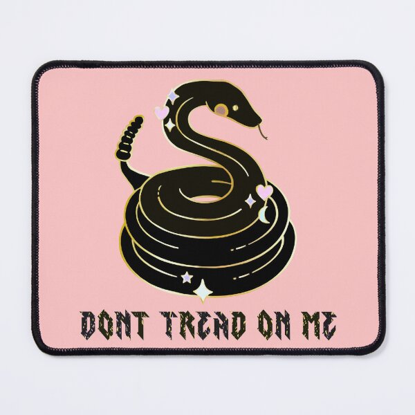 Item preview, Don’t Tread Pretty Snake Blk designed and sold by Anonymousbtb.