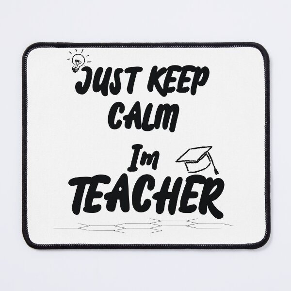 Item preview, Keep Calm Teacher Educational designed and sold by FlamoArt.