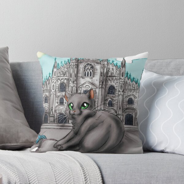 Item preview, Cat in front of the Milan Cathedral designed and sold by Furiarossa.