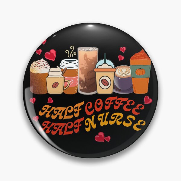 Item preview, Half Coffee Half Nurse designed and sold by ImaginedCo.