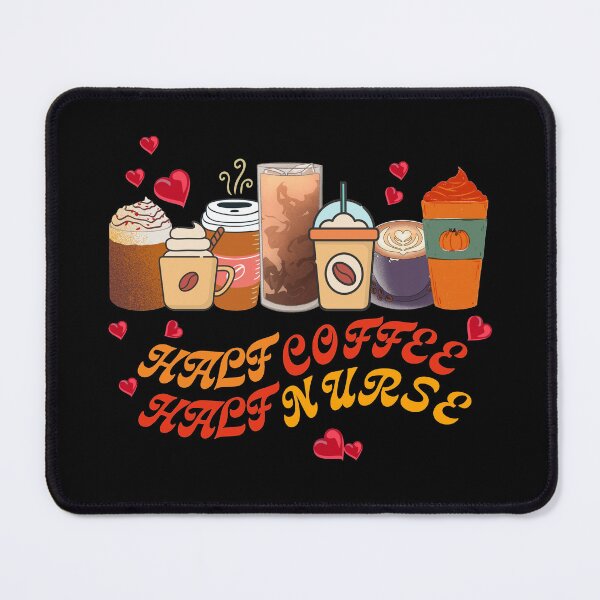 Item preview, Half Coffee Half Nurse designed and sold by ImaginedCo.