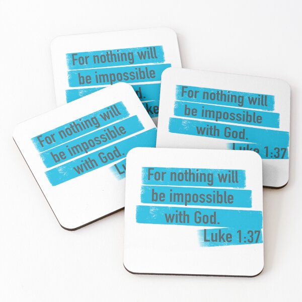Item preview, Luke 1:37  designed and sold by Kaciekarnes.