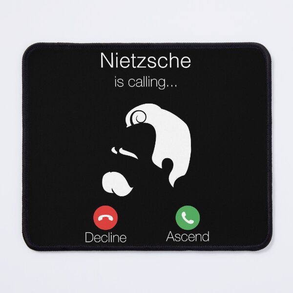 Item preview, Nietzsche is Calling Decline or Ascend -  Philosophy Meme designed and sold by pomak.