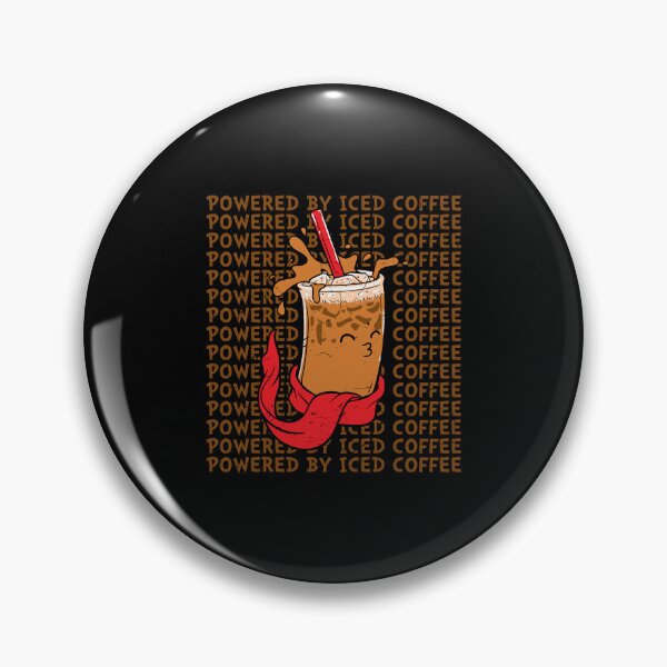 Item preview, Powered By Iced Coffee, Vintage, Morning Grumpy designed and sold by Shirtflyer.