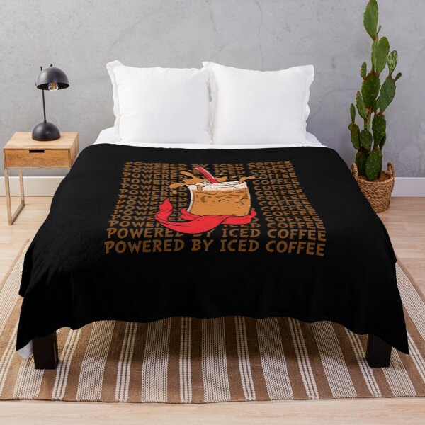 Item preview, Powered By Iced Coffee, Vintage, Morning Grumpy designed and sold by Shirtflyer.