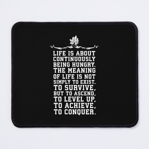 Item preview, Goku - The Meaning Of Life Is To Conquer designed and sold by gohanflex.