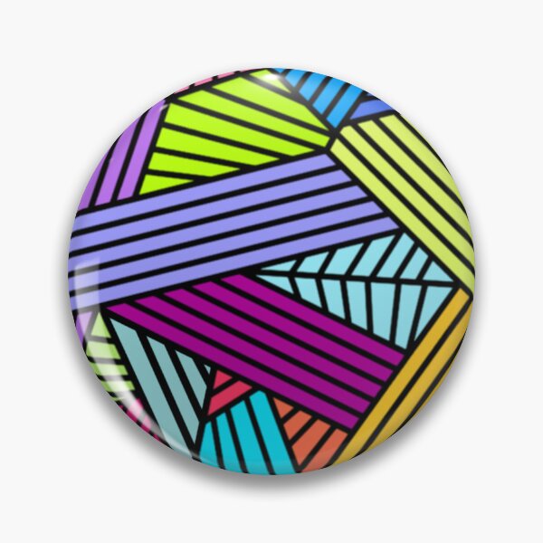 Item preview, Colorful geometric retro pattern lines designed and sold by IMNIUM.