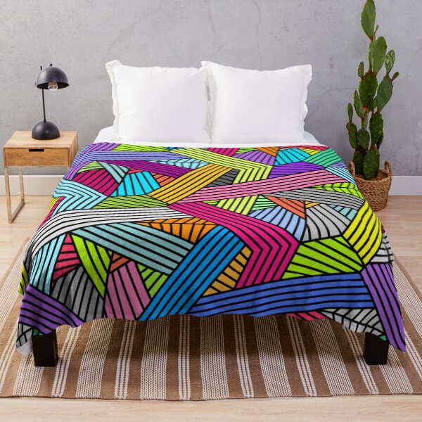 Item preview, Colorful geometric retro pattern lines designed and sold by IMNIUM.
