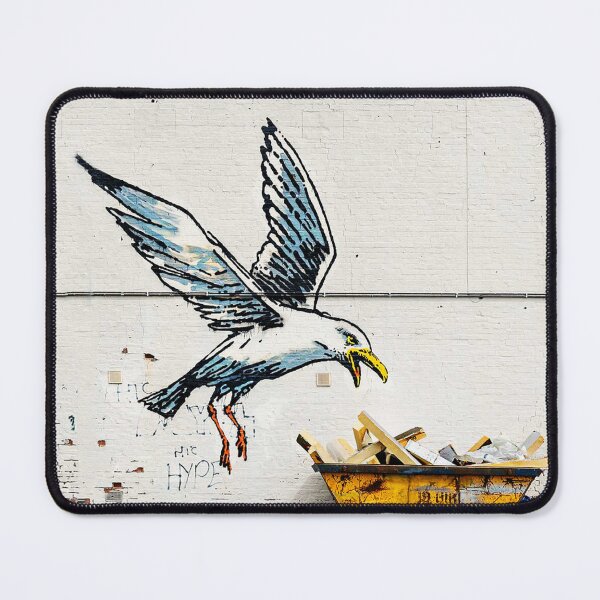 Item preview, Seagull Stealing Fries - Banksy designed and sold by WE-ARE-BANKSY.