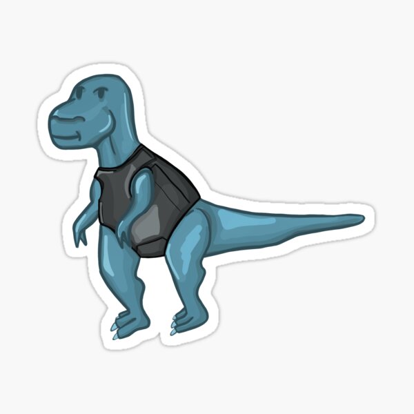 Item preview, Blue Dino with SPIO Vest designed and sold by InclusiveDinos.