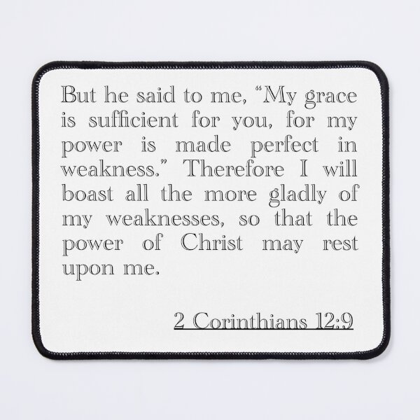 Item preview, 2 Corinthians 12:9 designed and sold by IsraWiss.