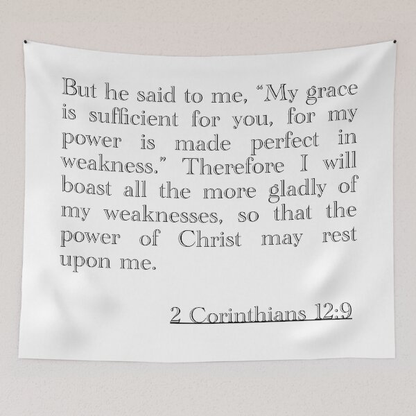 Item preview, 2 Corinthians 12:9 designed and sold by IsraWiss.