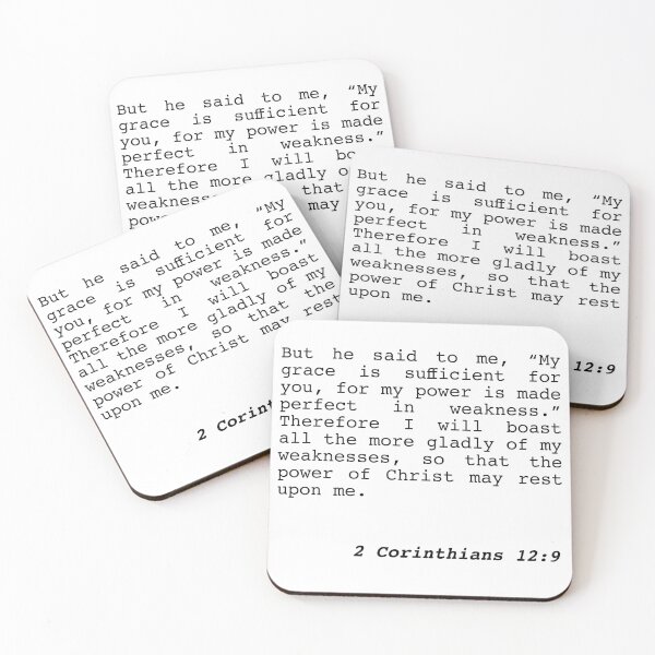 Item preview, 2 Corinthians 12:9 designed and sold by IsraWiss.