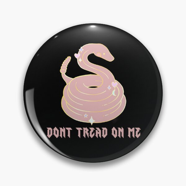 Item preview, Don’t Tread Pretty Snake Pink/Blk designed and sold by Anonymousbtb.
