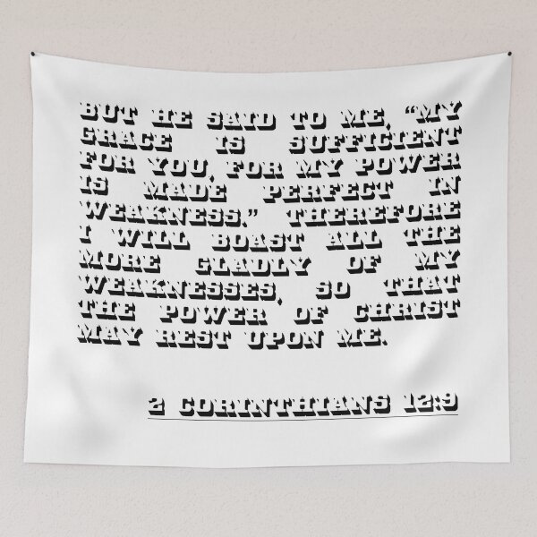 Item preview, Copy of 2 Corinthians 12:9 designed and sold by IsraWiss.