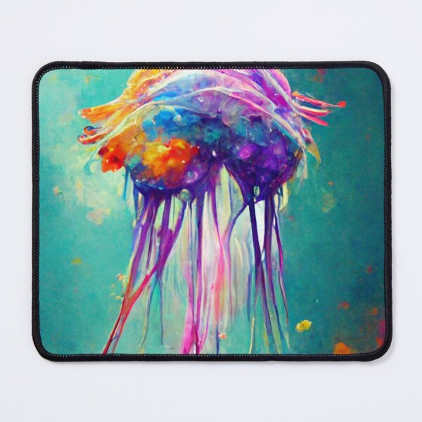 Item preview, Jellyfish, Colorful, Psychedelic designed and sold by TheAIArtMuseum.